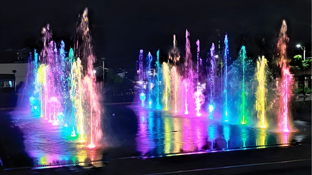 Lanao del Norte Provincial Capitol Interactive Musical Dancing Fountain