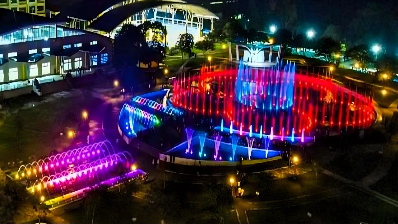 Balayong People's Park Interactive Musical Fountain