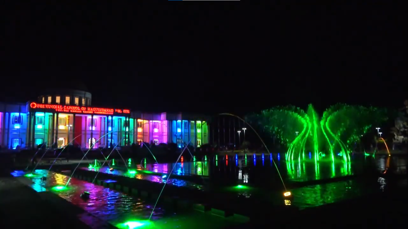Provincial Capitol of Maguindanao Del Sur Dancing Fountain and Lights
